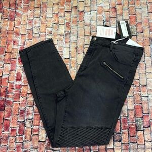 Ms.Cello Moto Grey Mid Rise Skinny 16